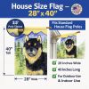 Shiba Inu 3 House Flag