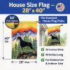Doberman 3 House Flag