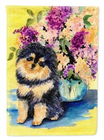 Pomeranian 5 Garden Flag