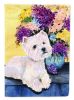 Westie 8 Garden Flag