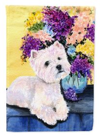 Westie 8 Garden Flag