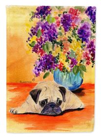Pug 2 Garden Flag
