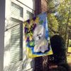 Bichon Frise 2 House Flag