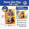 Norwich Terrier 4 House Flag