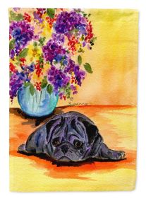 Pug 3 Garden Flag