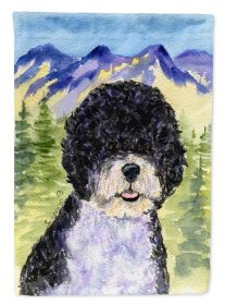 Portuguese Water Dog 2 House Flag