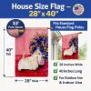 Scottish Terrier 2 House Flag