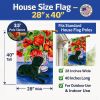 French Bulldog 3 House Flag