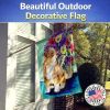 Australian Shepherd 4 House Flag