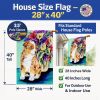 Australian Shepherd 4 House Flag