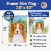 Australian Shepherd 6 House Flag