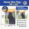 Briard 3 House Flag