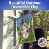 Bearded Collie 5 House Flag