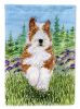 Bearded Collie 5 House Flag
