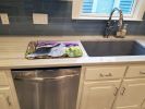 Bearded Collie Art Dish Drying Mat