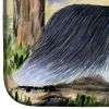 Bearded Collie Art Dish Drying Mat