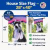 Schnauzer 5 House Flag