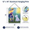 West Highland White Terrier with Little Girl "Art" Wall or Door Hanging Prints