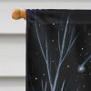 Keeshond Starry Night House Flag