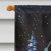 Australian Shepherd Starry Night House Flag