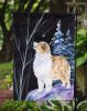 Australian Shepherd Starry Night 2 Garden Flag