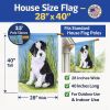 Australian Shepherd 7 House Flag