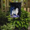 Keeshond Starry Night 3 Garden Flag