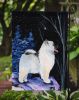 Keeshond Starry Night 3 Garden Flag