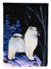 Keeshond Starry Night 3 Garden Flag