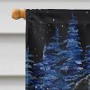Bernese Mountain Dog Starry Night House Flag
