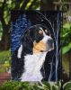 Bernese Mountain Dog Starry Night 1 Garden Flag