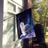 Old English Sheepdog Starry Night  House Flag