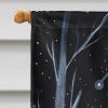 Old English Sheepdog Starry Night  House Flag