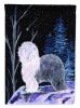 Old English Sheepdog Starry Night 1 Garden Flag