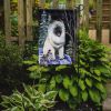 Keeshond Starry Night 4 Garden Flag