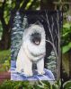 Keeshond Starry Night 4 Garden Flag