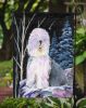 Old English Sheepdog Starry Night 3 Garden Flag