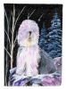 Old English Sheepdog Starry Night 3 Garden Flag