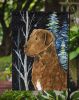 Chesapeake Bay Retriever Starry Night 3 Garden Flag