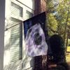 Keeshond  Starry Night House Flag