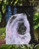 Keeshond Starry Night 5 Garden Flag