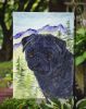 Pug 4 Garden Flag