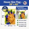 Norwich Terrier 5 House Flag