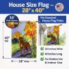 Chesapeake Bay Retriever 1 House Flag