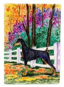 Doberman 4 Garden Flag