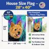 Norwich Terrier 6 House Flag