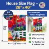 Keeshond 6 House Flag
