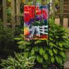 Keeshond 6 Garden Flag
