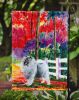 Keeshond 6 Garden Flag