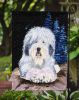 Old English Sheepdog Starry Night 4 Garden Flag